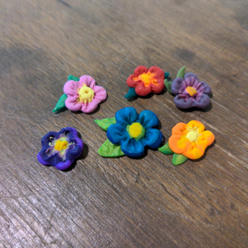 Little clay flowers assorted - Urban Sprouts