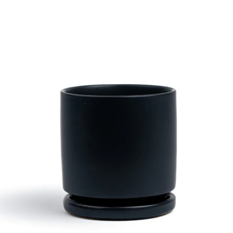 6.5" Black Gemstone Planter Set - Urban Sprouts