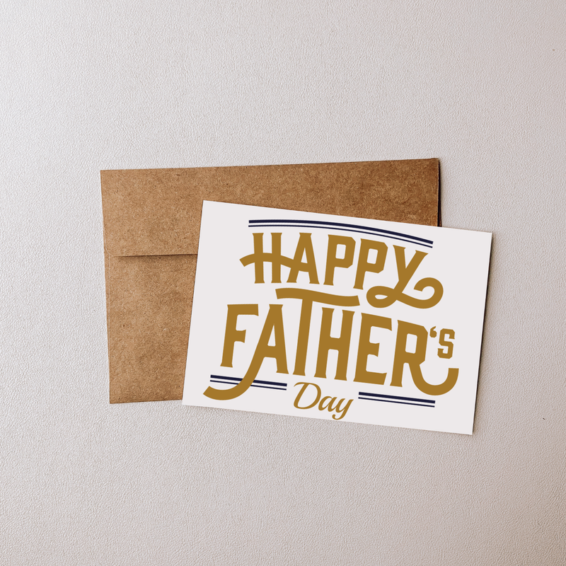 Happy Father's Day - Blank Greeting Card