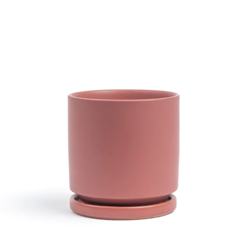 8.5" Dusty Rose Gemstone Planter Set - Urban Sprouts