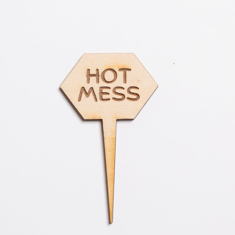 Mini Sign - Hot Mess - Urban Sprouts
