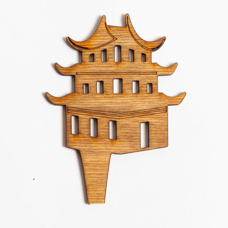 Mini Sign - Garden Pagoda style 4 - Urban Sprouts
