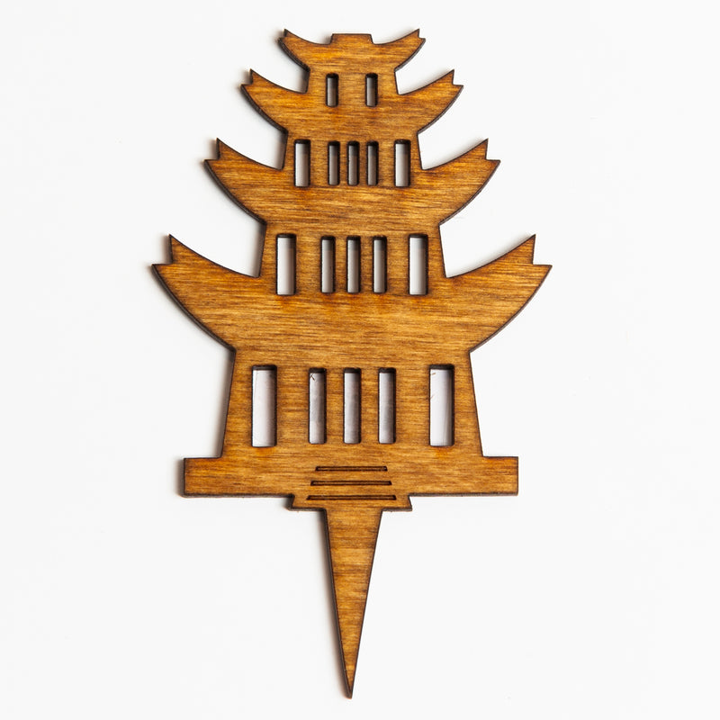 Mini Sign - Garden Pagoda style 3 - Urban Sprouts