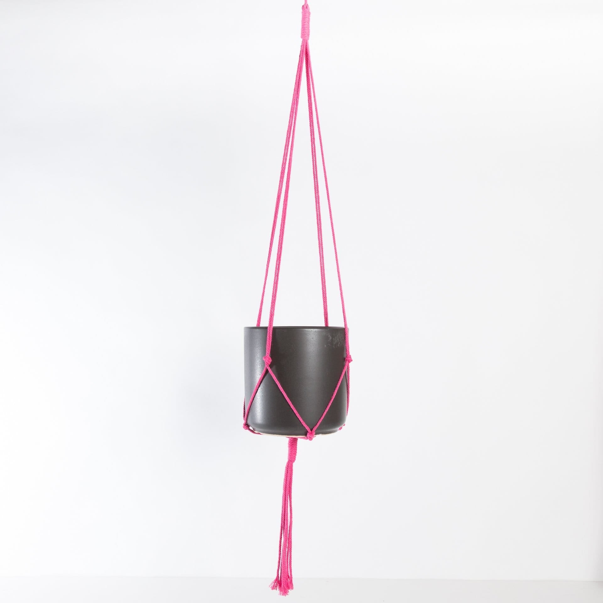 cotton macrame plant hanger Macrame Plant Hanger
