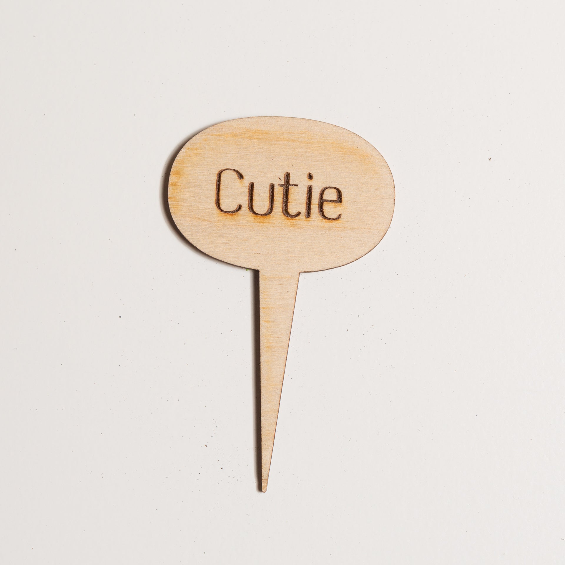 Mini Sign - Cutie - Urban Sprouts