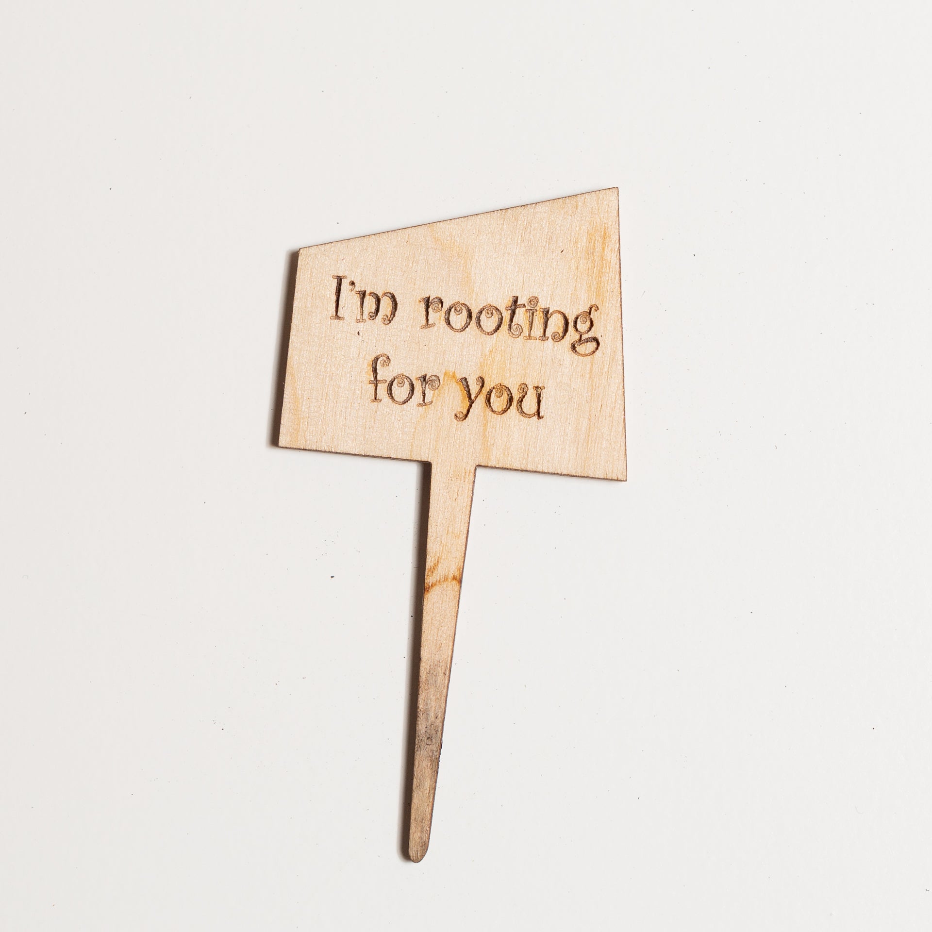 Mini Sign - I'm rooting for you - Urban Sprouts