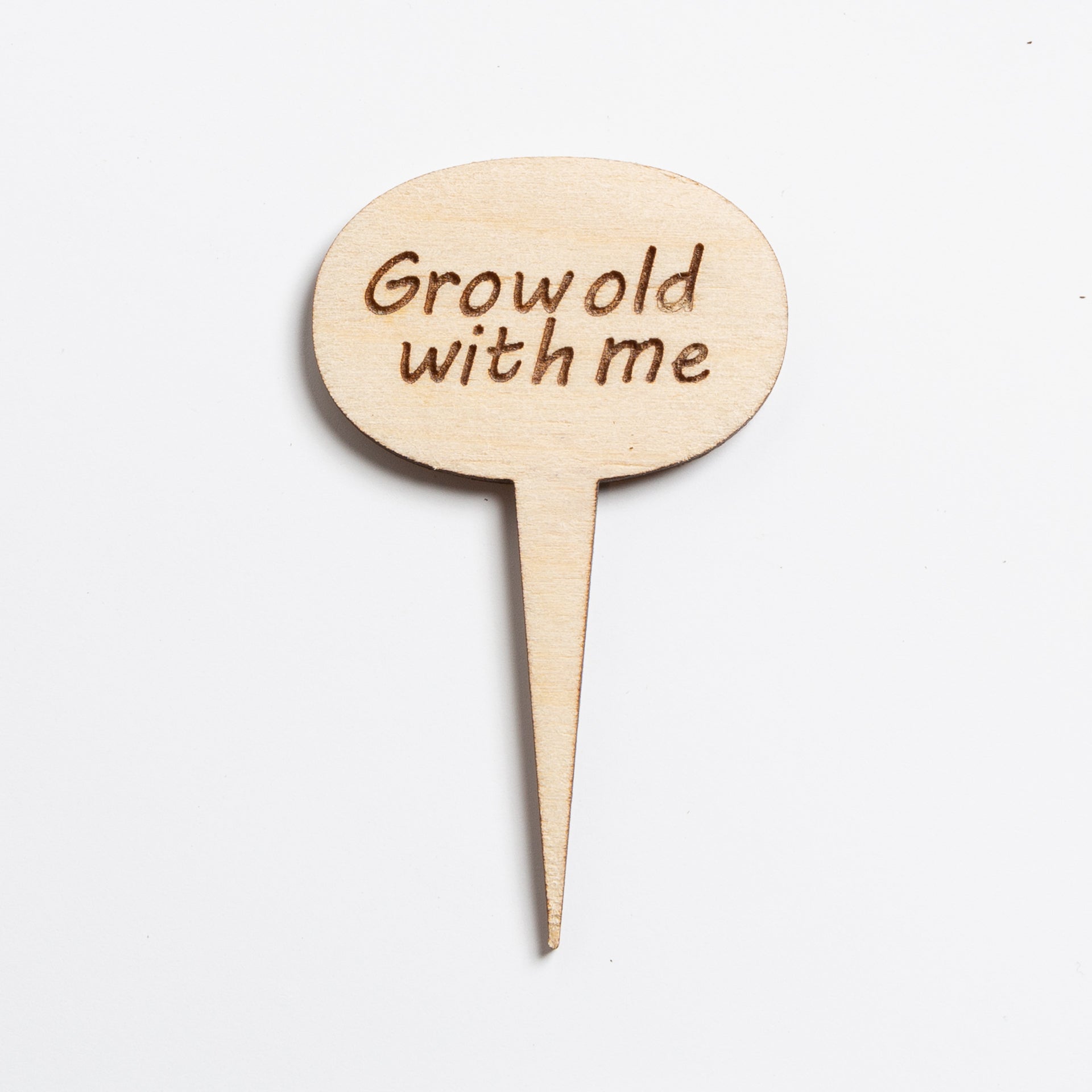 Mini Wood Sign - Grow old with me - Urban Sprouts