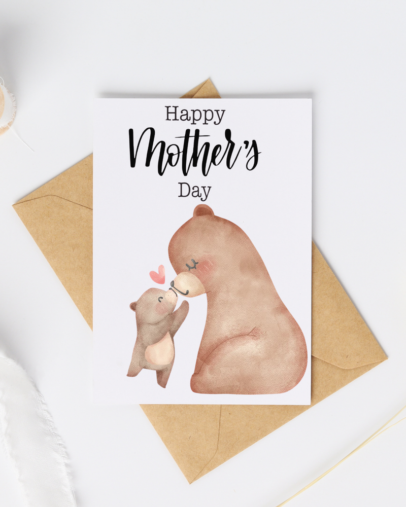 Mama Bear - Blank Greeting Card - Urban Sprouts