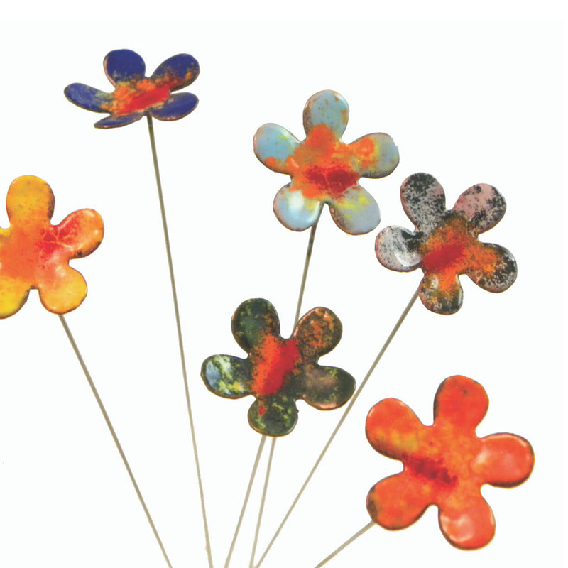 Copper Flower Stake - Urban Sprouts