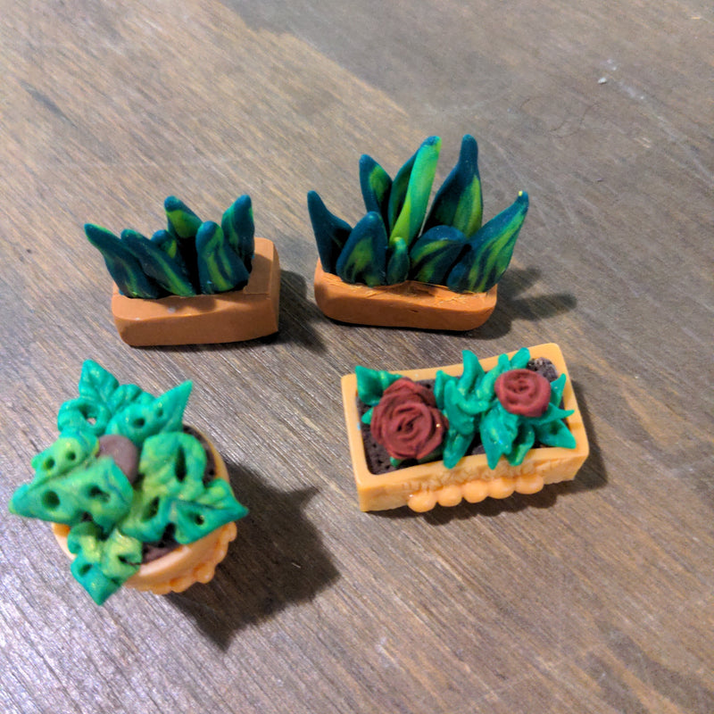 Miniature clay plants - Urban Sprouts