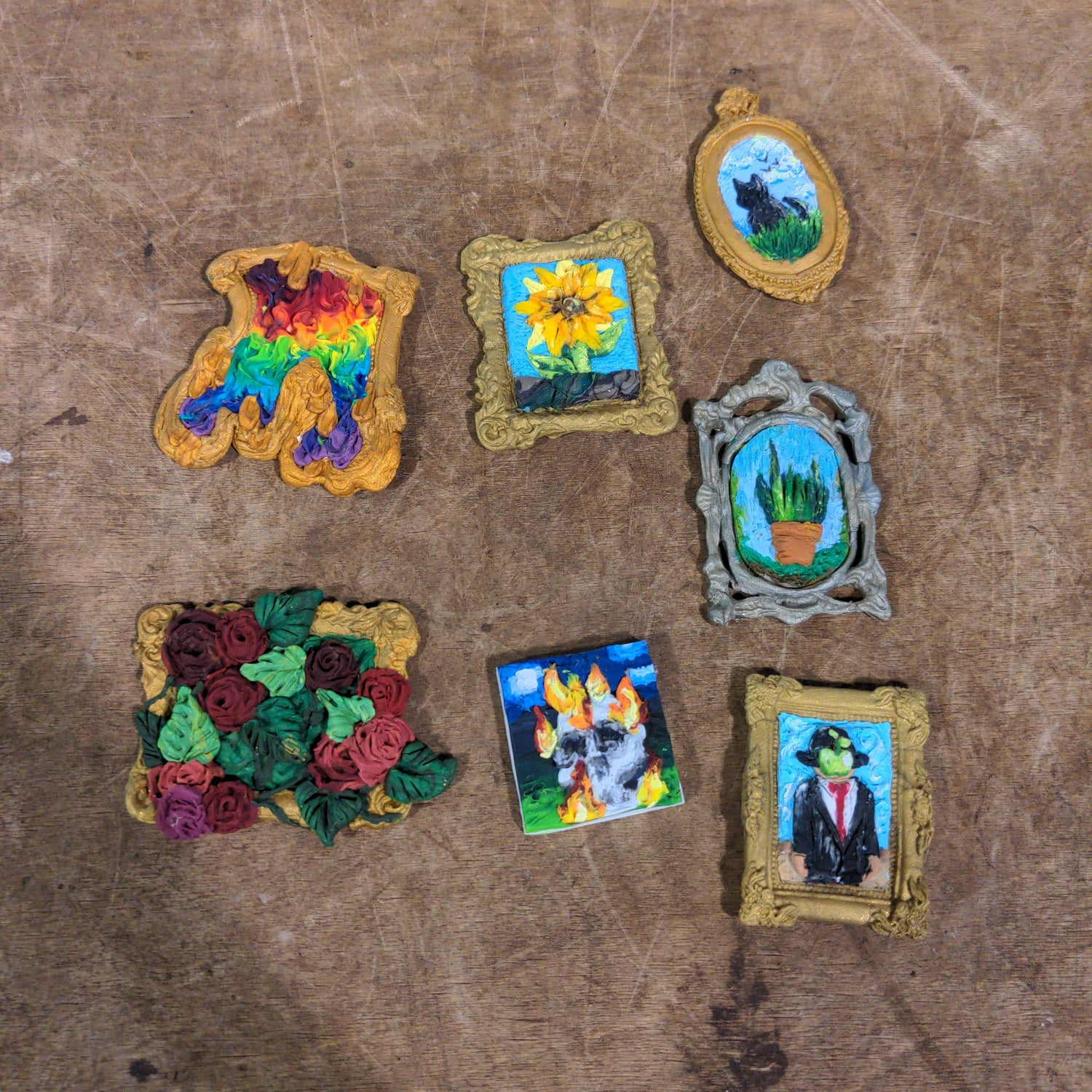 Little clay paintings - Urban Sprouts