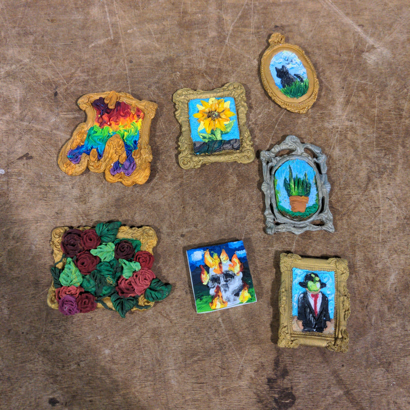 Little clay paintings - Urban Sprouts