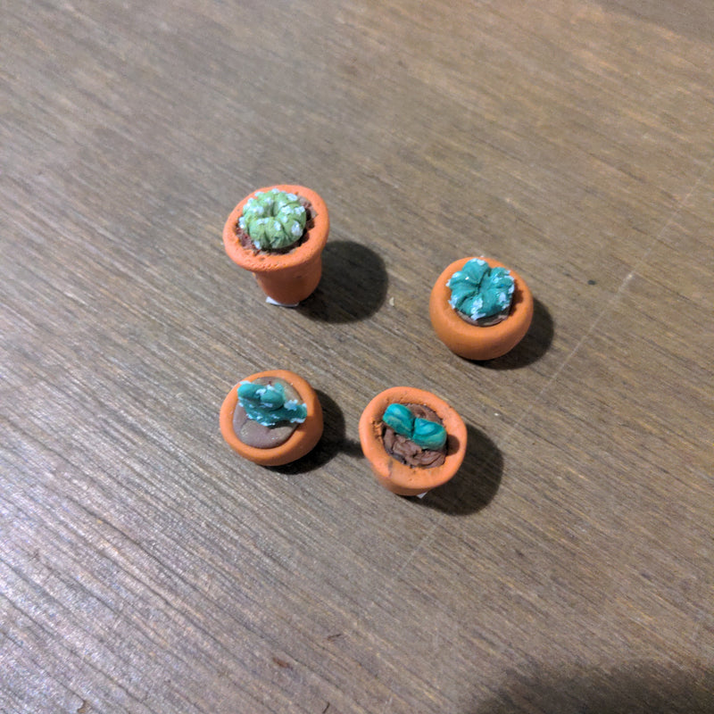 Miniature clay plants small - Urban Sprouts
