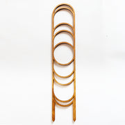 18" Walnut Moon Phase Trellis - Urban Sprouts