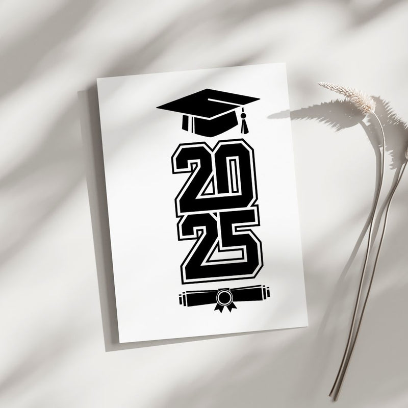 2025 Grad - Blank Greeting Card