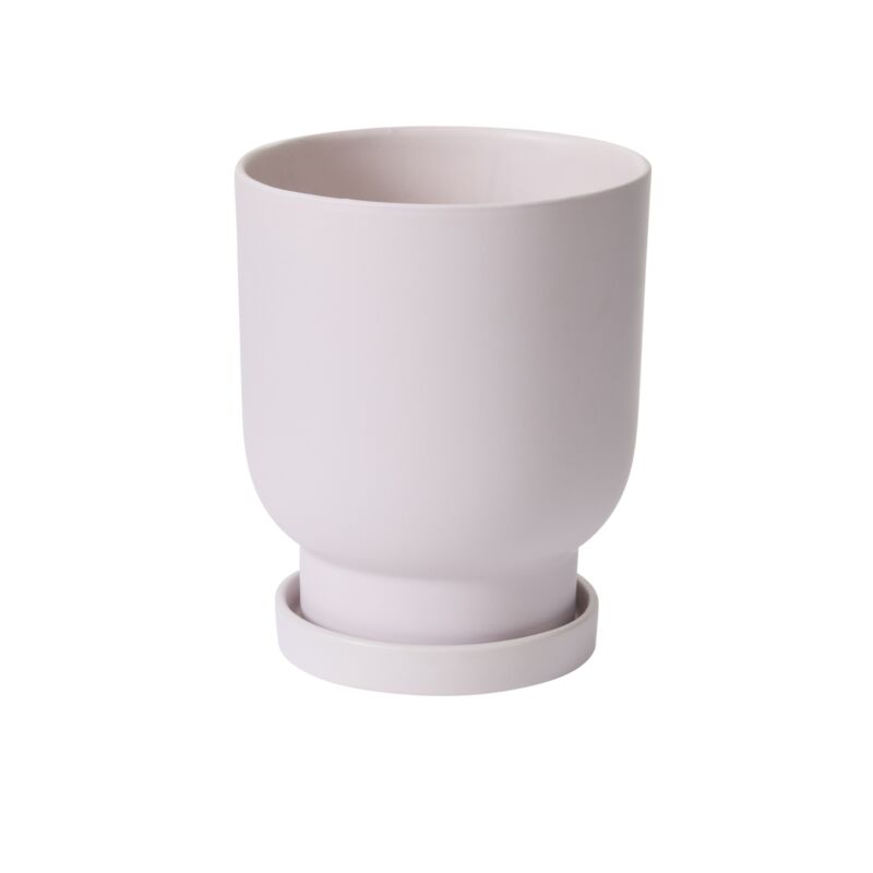 4.5" Lavender Tall Chalice Planter Set
