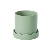 6.5" Blue Wavy Base Planter Set - Urban Sprouts
