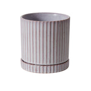 6.5" Lavender Ribbed Planter Set - Urban Sprouts