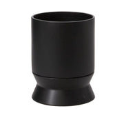 5.25" Black Fit and Flared Saucer Planter Set - Urban Sprouts