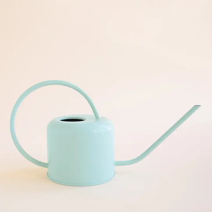Blue Cylindrical Watering Can - Urban Sprouts