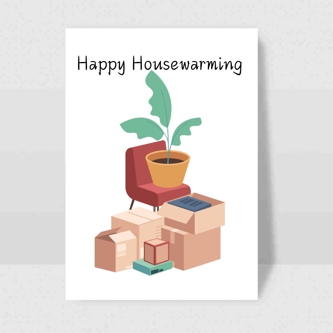 Happy Housewarming - Blank Greeting Card