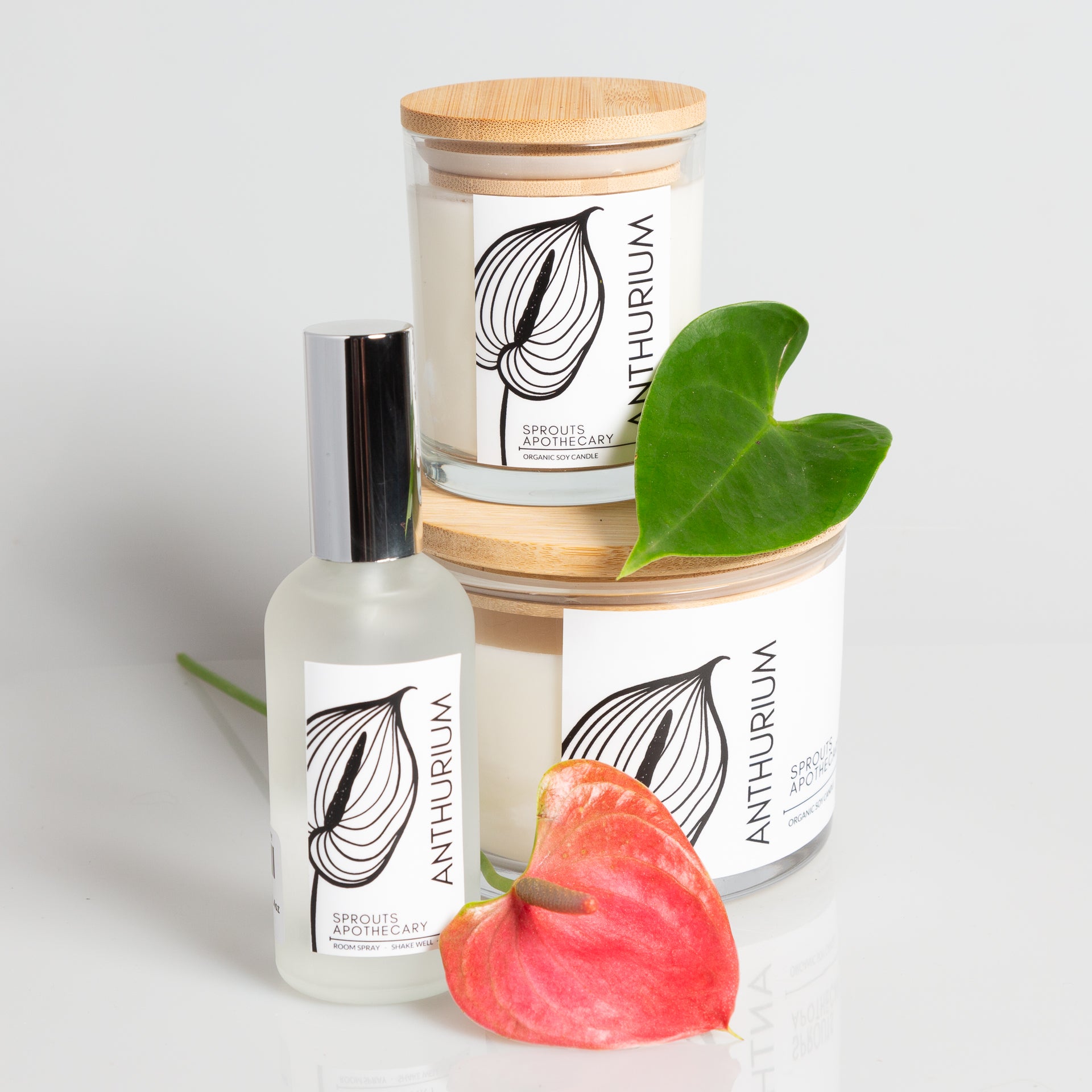 Anthurium - Sprouts Apothecary Soy Candle - Urban Sprouts