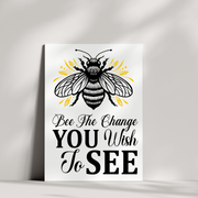 Bee the Change You Wish to See - Blank Greeting Card - Urban Sprouts