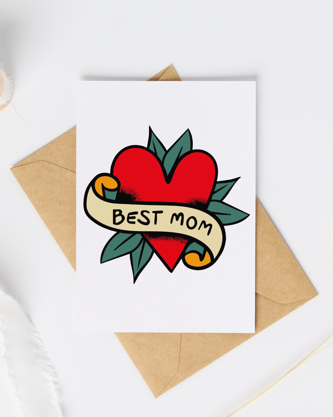 Best Mom - Blank Greeting Card - Urban Sprouts