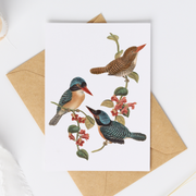 Birds on a Branch - Blank Greeting Card - Urban Sprouts