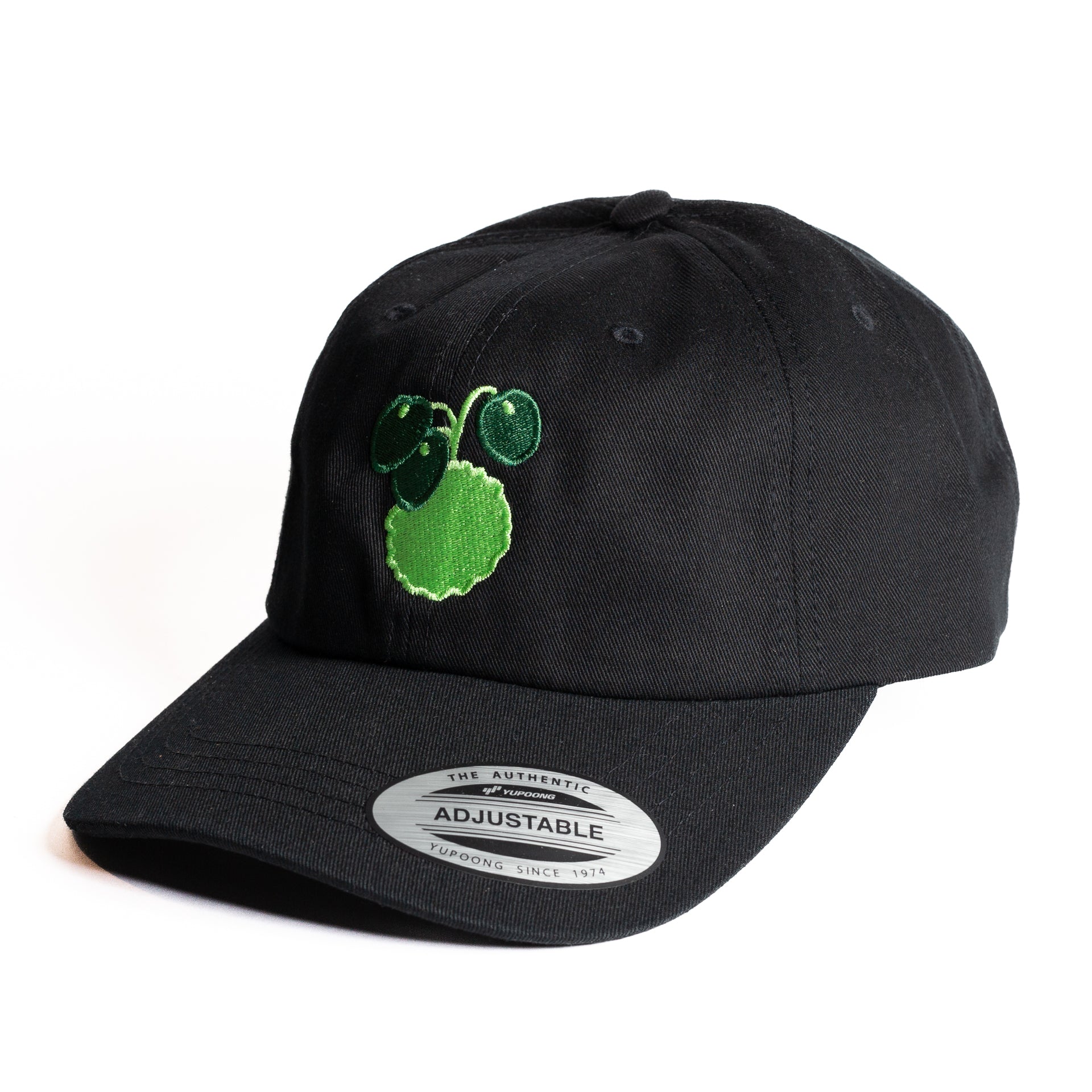 Black Urban Sprouts Adjustable Cap - Kokedama Design