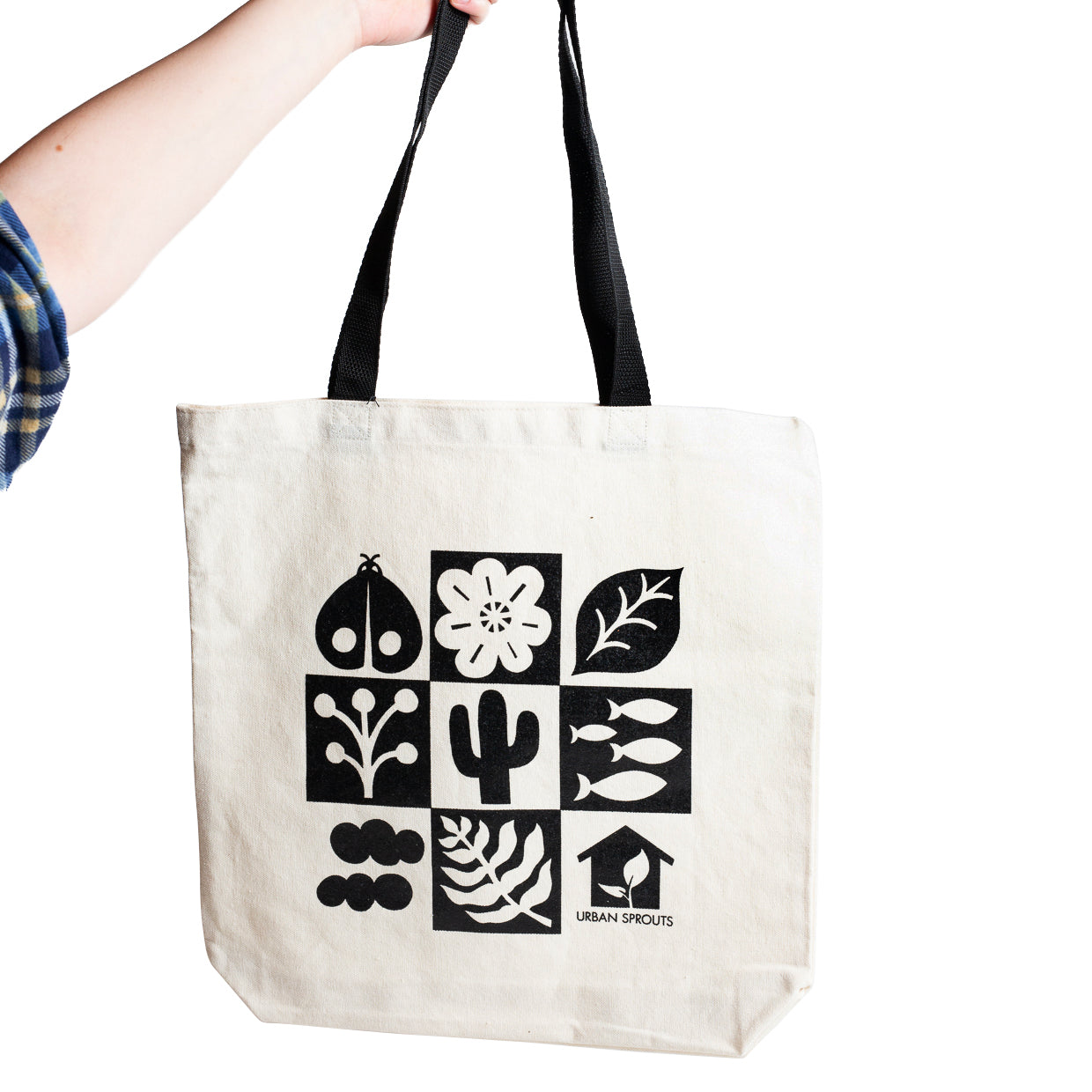 Block Print Tote Bag - Urban Sprouts