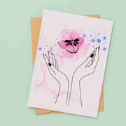 Butterfly Release - Blank Greeting Card - Urban Sprouts