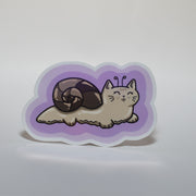 Cat Snail Sticker