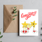 Congrats!  - Blank Greeting Card - Urban Sprouts