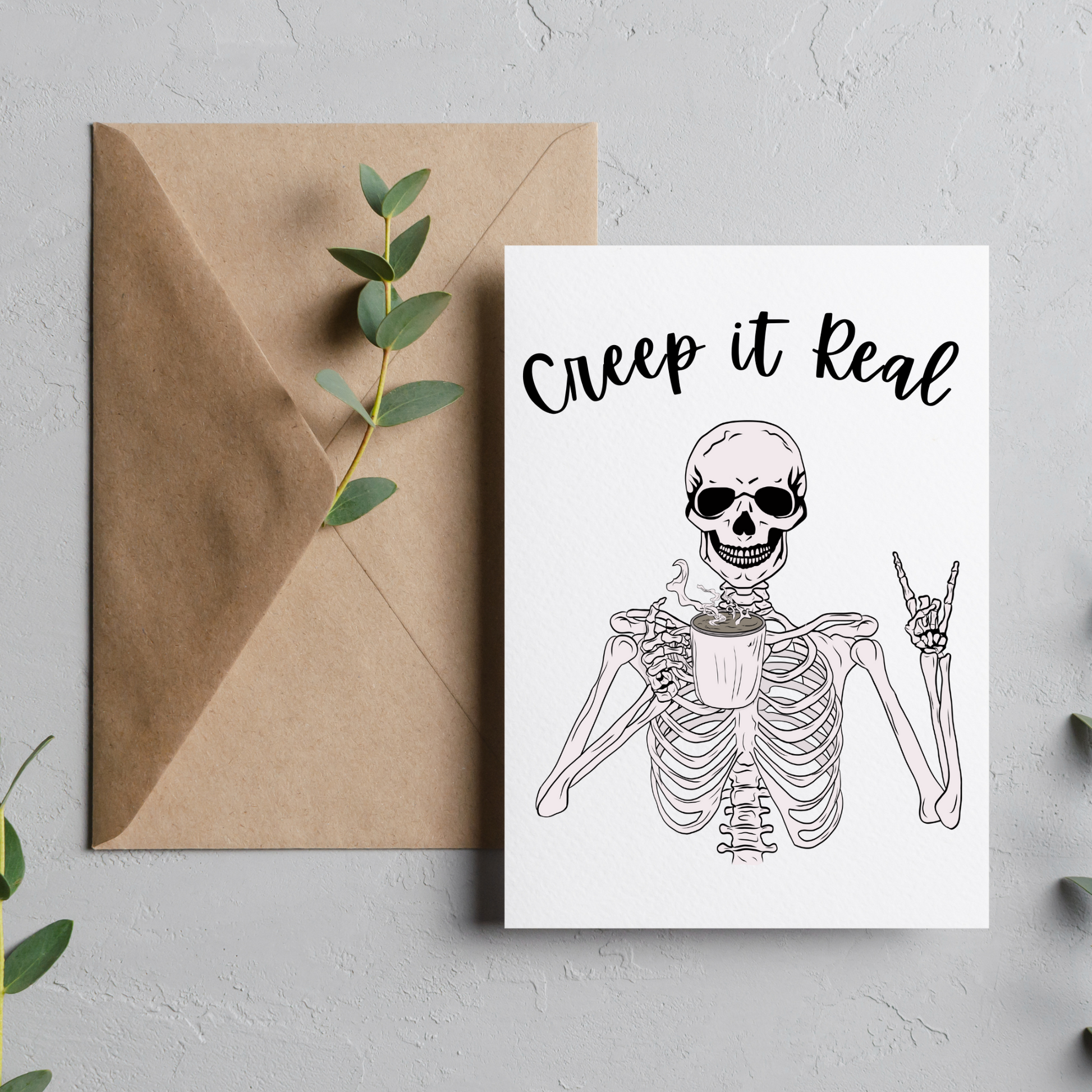 Creep it Real - Blank Greeting Card - Urban Sprouts