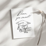 Damn, you smart! - Blank Greeting Card - Urban Sprouts
