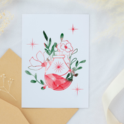 Flower Potion - Blank Greeting Card - Urban Sprouts