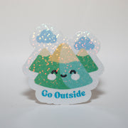 Go Outside Mountain Sticker
