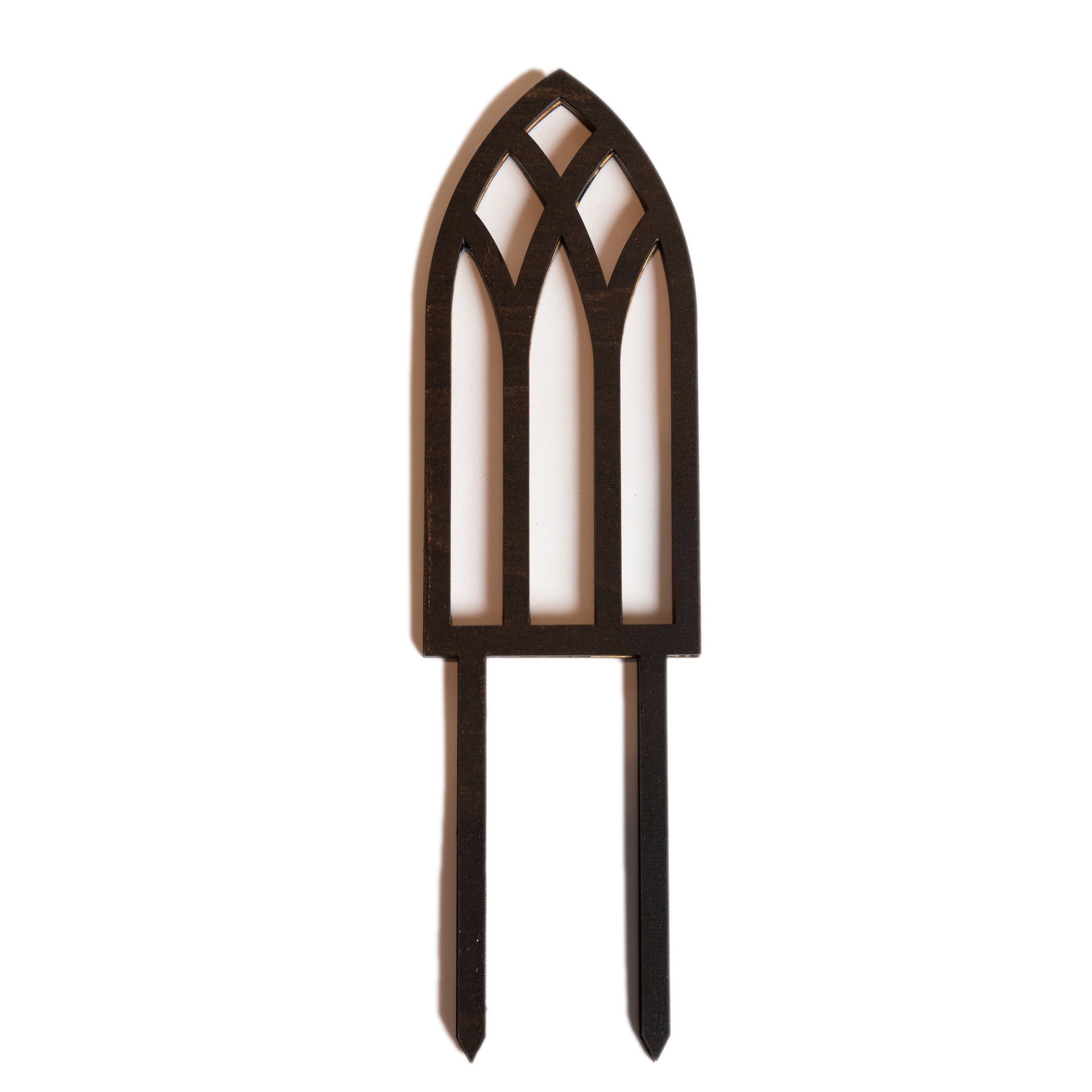 11" Black Narrow Peak Trellis - Urban Sprouts