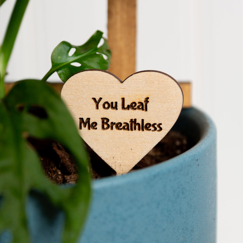 Mini Sign - You Leaf Me Breathless