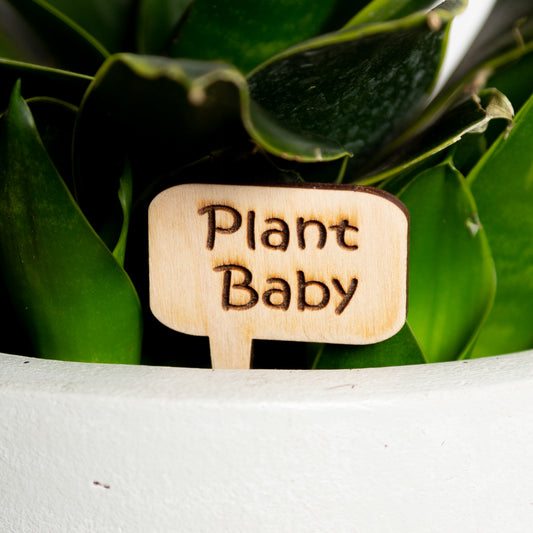 Mini Sign - Plant baby