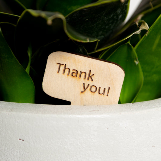 Mini Sign - Thank You