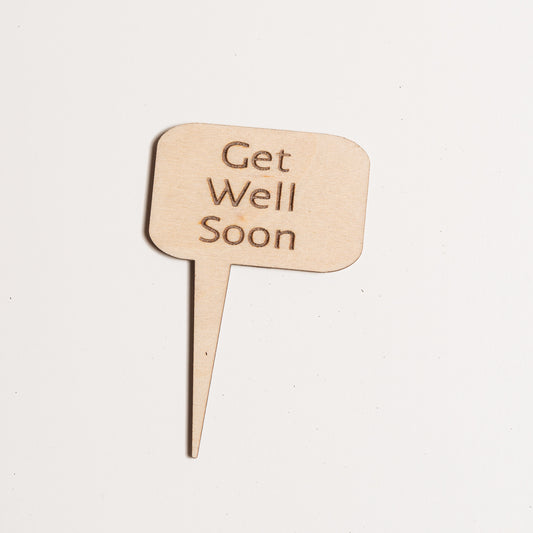 Mini Sign - Get well soon