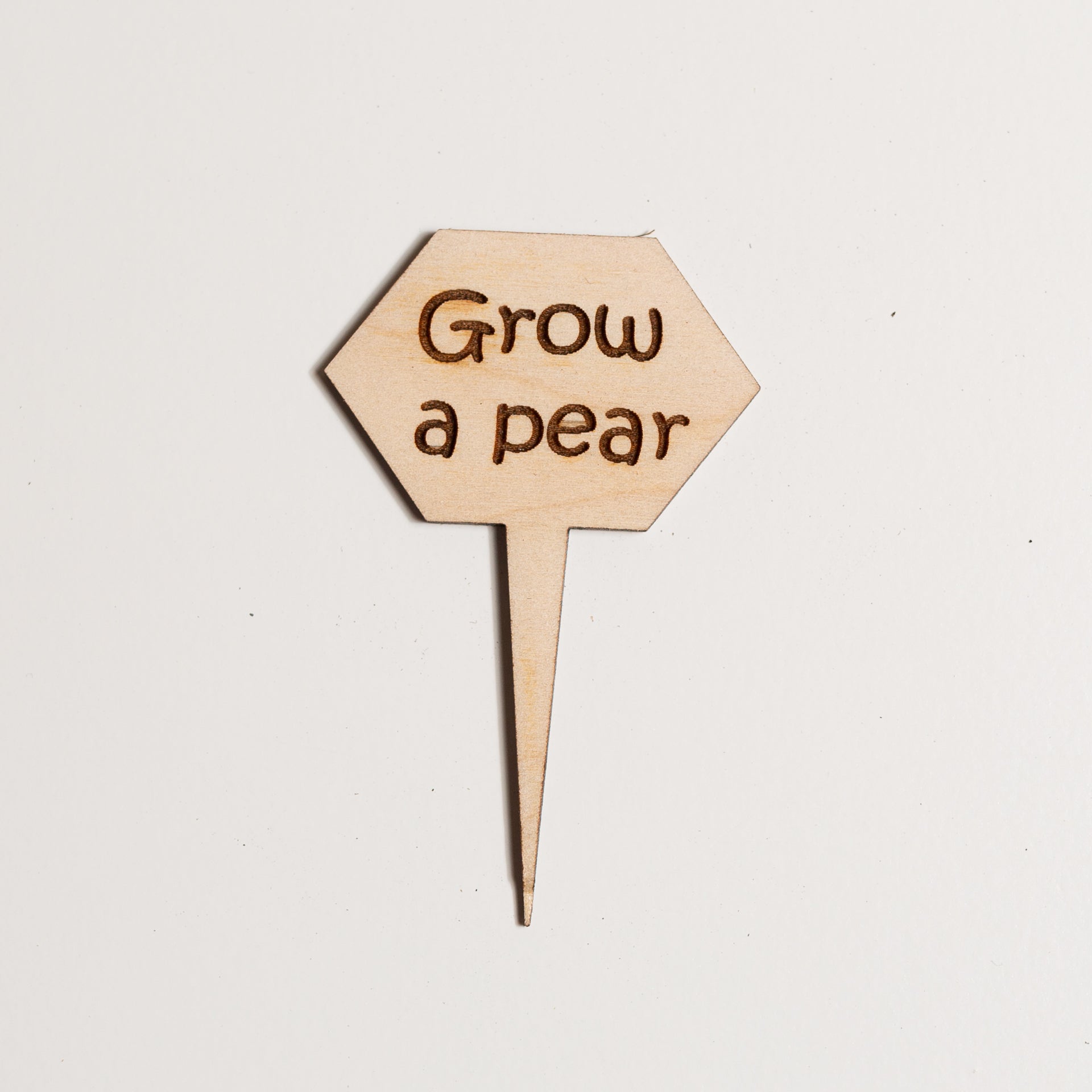 Mini Sign - Grow a pear - Urban Sprouts