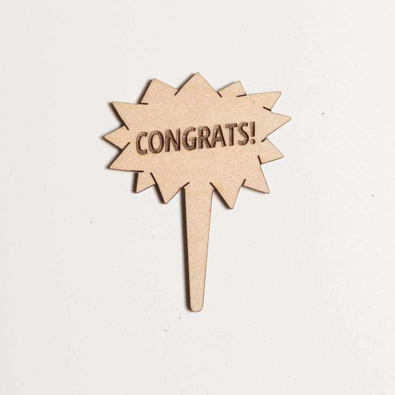 Mini Sign - Congrats