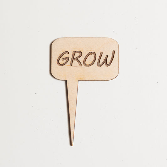 Mini Sign - Grow