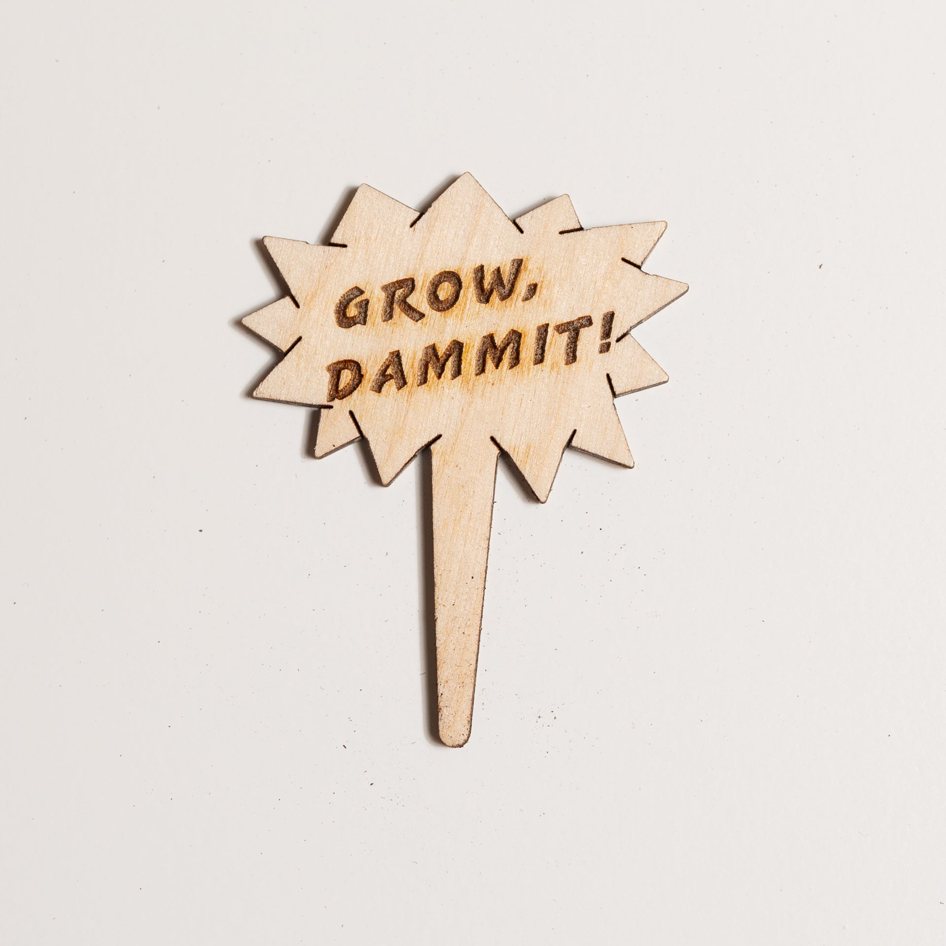 Mini Sign - Grow Dammit - Urban Sprouts