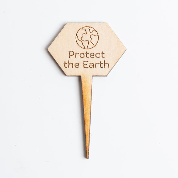 Mini Sign - Protect the Earth - Urban Sprouts