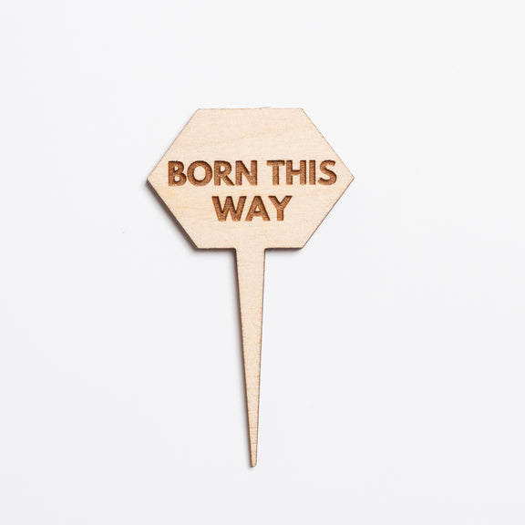 Mini Sign - Born This Way - Urban Sprouts