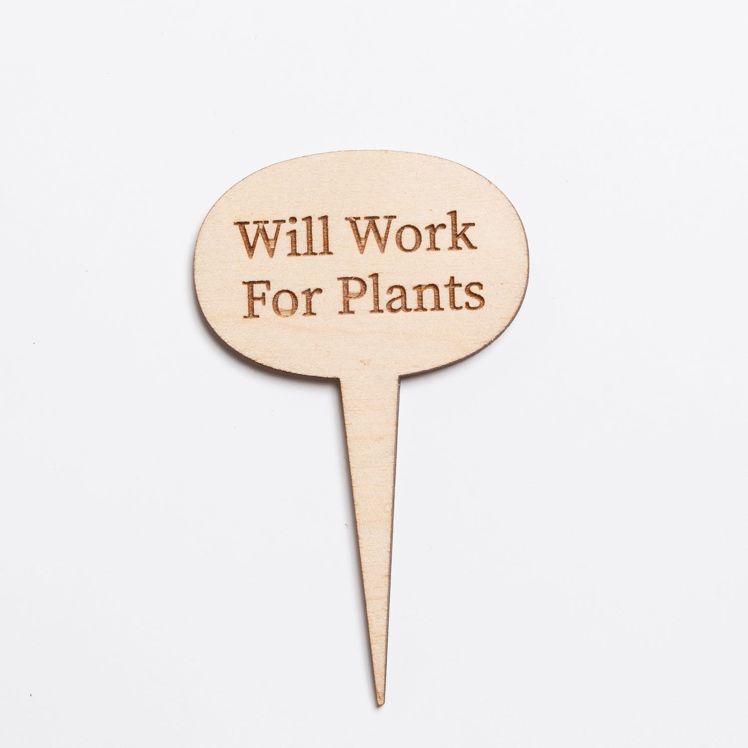 Mini Sign - Will Work For Plants - Urban Sprouts